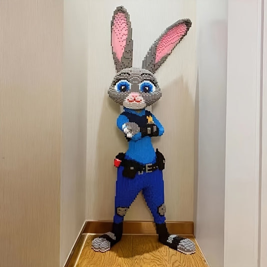 Officer Judy - 3D Puzzle Blocks Set 🚔🐰