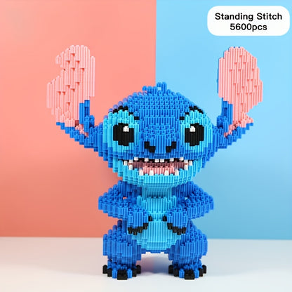 Stitch’s Cosmic Adventure - Cartoon Brick Set 💙🛸