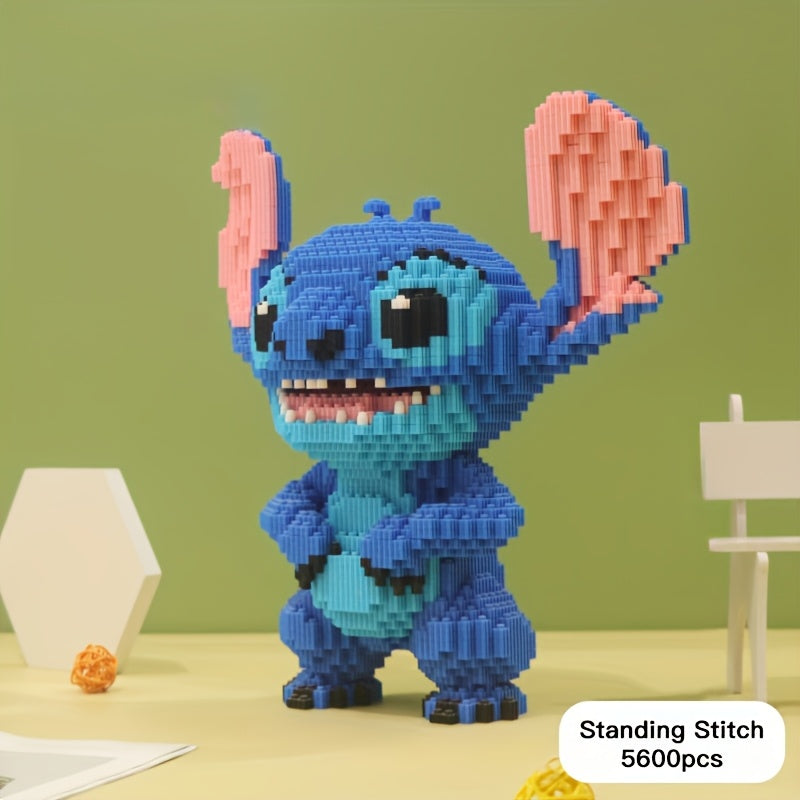 Stitch’s Cosmic Adventure - Cartoon Brick Set 💙🛸