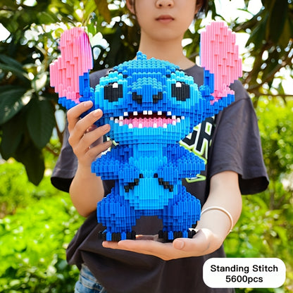 Stitch’s Cosmic Adventure - Cartoon Brick Set 💙🛸