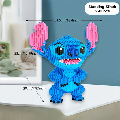 Stitch’s Cosmic Adventure - Cartoon Brick Set 💙🛸