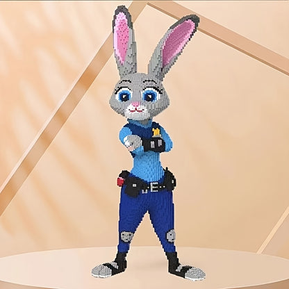 Officer Judy - 3D Puzzle Blocks Set 🚔🐰